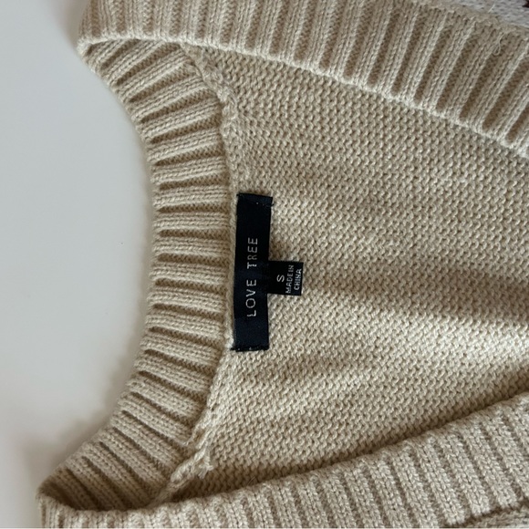 Argyle Cream Sweater Vest - Picture 3 of 4